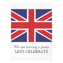 Union Jack Flag Invitation
