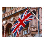 union jack flag post cards