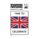 Union Jack Flag Time To Celebrate Postage stamp