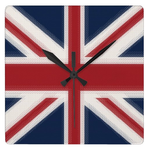 Union Jack Flag Wall Clocks
