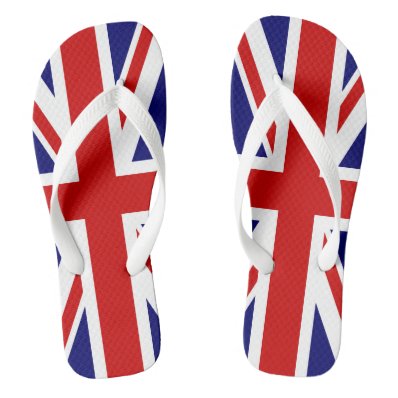 Union Jack Flip Flops