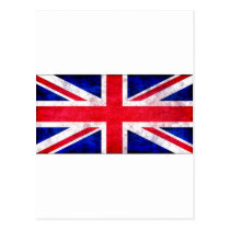 Union Jack grunge t-shirts and gifts postcards
