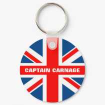 Union Jack humorous keychains by LIMEYBOY Union Jack humorous keychains