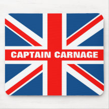 Union Jack humorous Mouse Pads