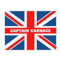 Union Jack humorous postcards by LIMEYBOY Union Jack humorous postcards