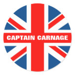 Union Jack humorous Sticker