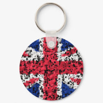 Union Jack - key ring keychains by Rbut_designs Union Jack - key ring keychains
