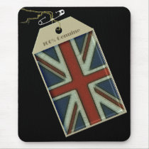 Union Jack Label mousepads