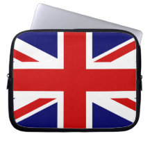 Union Jack Laptop Computer Sleeves