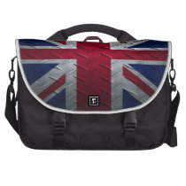 Union Jack Metal Commuter Laptop Bag commuterbag