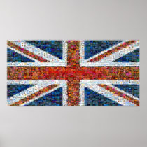 Union Jack Montage Posters