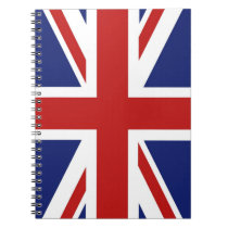Union Jack Spiral Note Book
