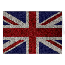 Union Jack on a Carpet Greeting Card