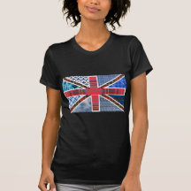 Union Jack Patchwork Pattern Tshirt