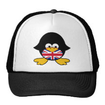 Union Jack Penguin Mesh Hats