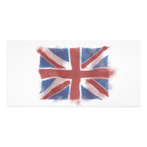 Union Jack Customized Photo Card