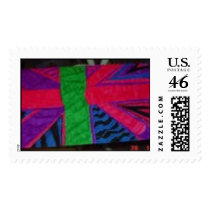 Union Jack Pink postage by Blazin_Gwen Union Jack Pink postage