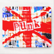 Union Jack Punk mousepads by Artamatik Union Jack Punk mousepads