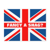 Union Jack shag postcards by LIMEYBOY Union Jack shag postcards