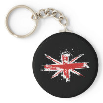 Union Jack Splatter Keychain