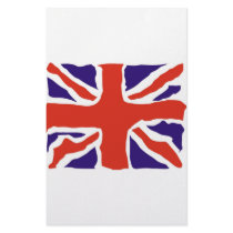 Union Jack Customized Stationery