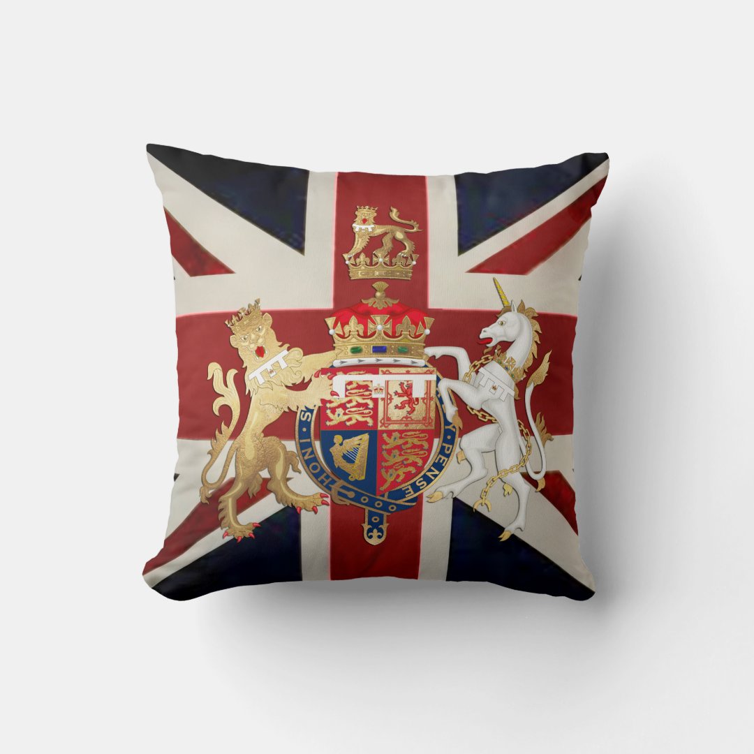 Union Jack Throw Pillow Zazzle