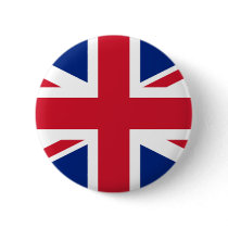 Union Jack UK Button by funny_tshirt Union Jack UK Button