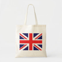 Union Jack United Kingdom Flag Tote Bags