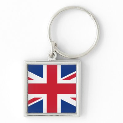Union Jack United Kingdom Keychain