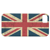 Union Jack Vintage Distressed iPhone 5 Cover at Zazzle