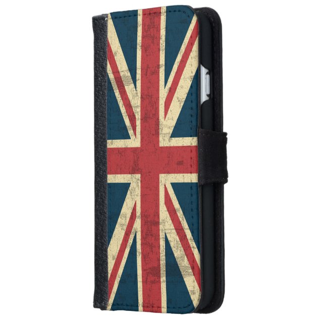 Union Jack Vintage Distressed iPhone 6 Wallet Case