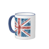 Union Jack worn Mugs