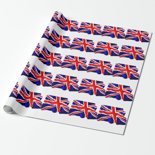 Union Jack Wrapping paper Zazzle