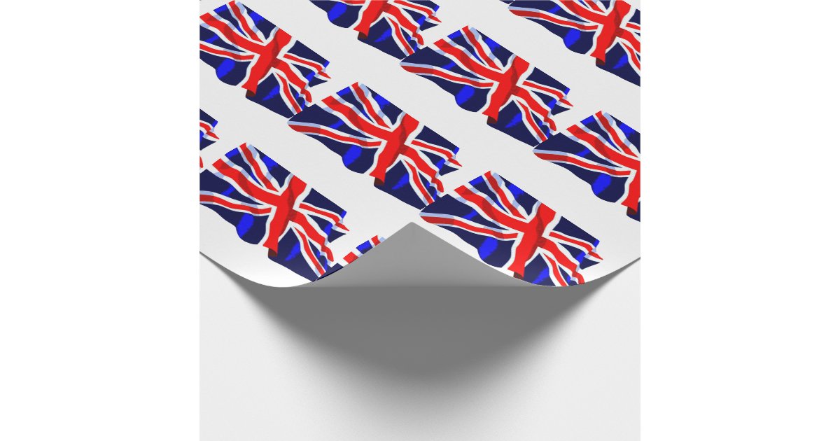 Union Jack Wrapping paper Zazzle