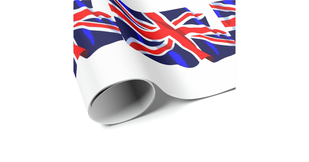 Union Jack Wrapping paper Zazzle