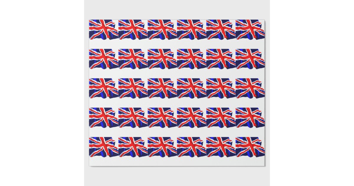 Union Jack Wrapping paper Zazzle