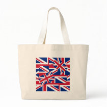 Union Jacks Galore Canvas Bag