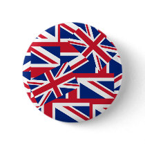 Union Jacks Galore buttons by greenbaby Union Jacks Galore buttons