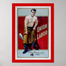 Union Labor Lable Posters