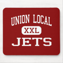 Union Local - Jets - High School - Belmont Ohio mousepads by customteamsportswear Union Local - Jets - High School - Belmont Ohio mousepads