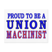 UNION MACHINIST postcards