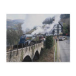 Union of South Africa Steam Train, on Berwyn Viadu Postcard
