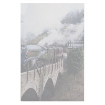 Union of South Africa Steam Train, on Berwyn Viadu Custom Stationery
