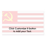 Union Of Soviet States Of America, Democratic Repu Business Card Template