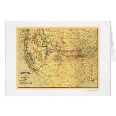 United States Map 1900