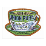 Union Pure Merchant's Coffee Label Postcard