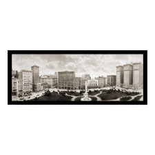 Union Square San Francisco CA Photo 1910 print