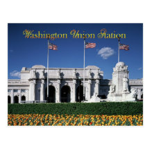 Union Station exterior, Washington, D.C. Post Cards