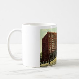 Union Station, Pittsburgh PA 1910 Vintage mug
