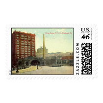 Union Station, Pittsburgh PA 1910 Vintage Stamp